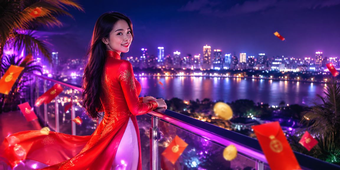 Phong bì đỏ may mắn và trang phục áo dài Hà Nội – biểu tượng thưởng và may mắn